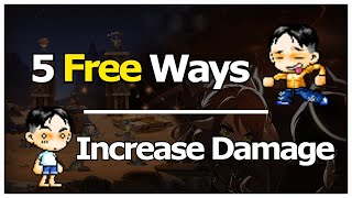 MapleStory: How To Increase Your Damage | 5 Free Ways