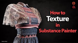 How to Texture in Substance Painter - Lace & Guipure Fabric Materials