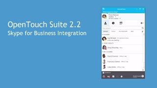 OpenTouch 2.2 Skype for Business Integration - Product Demo screenshot 3