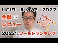 Tポガチャルが2年連続世界ランクトップ！ワールドツアー全戦振り返り／UCIワールドランキング2022