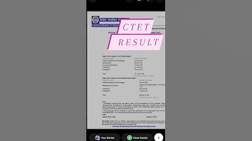 #Ctet Result Dec 2022