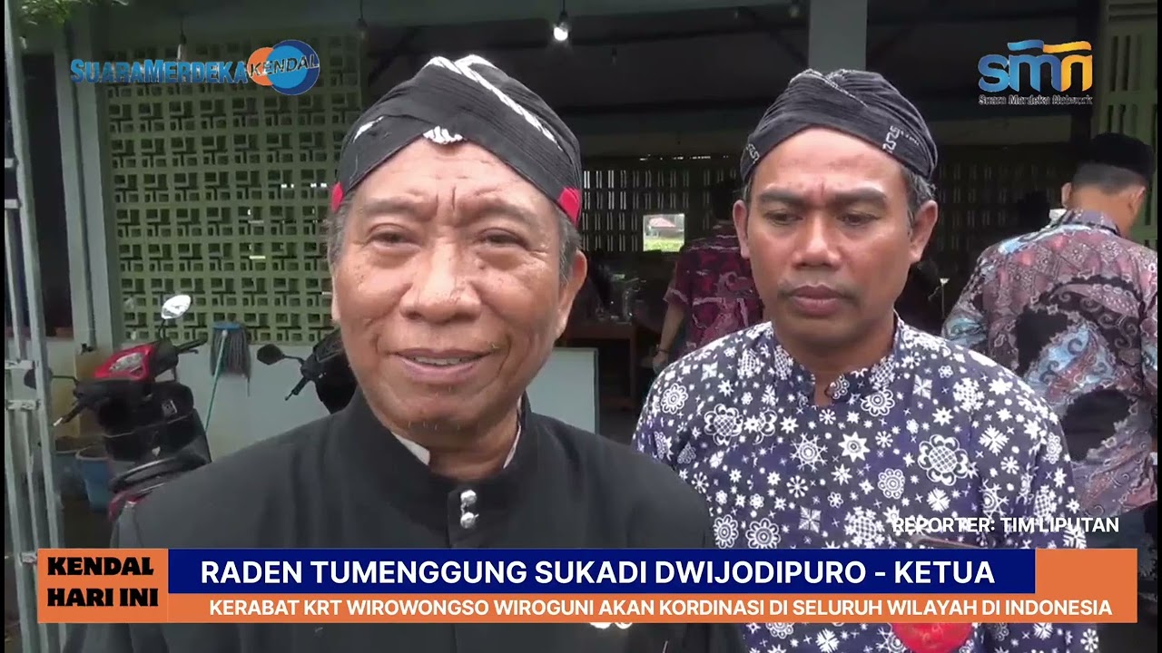 Pelantikan Trah Mataram Kendal, Kerabat KRT Wirowonoso Wiroguni Akan Kordinasi Seluruh Indonesia