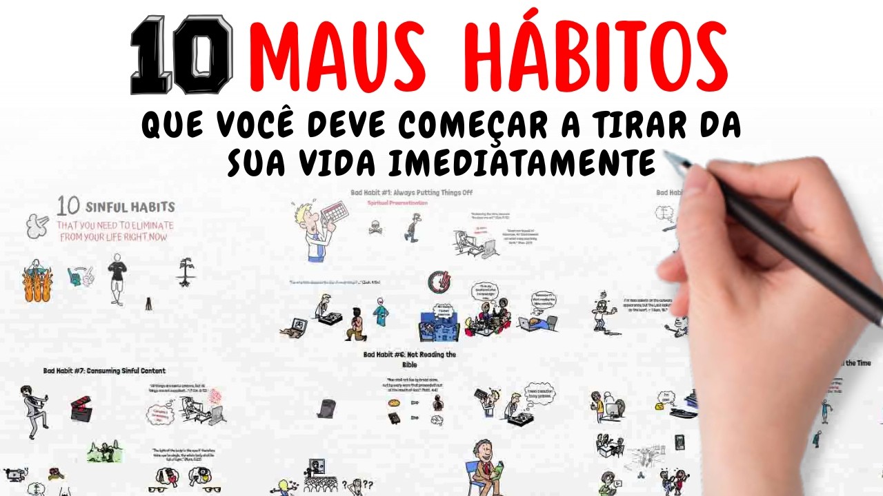 HÁBITOS QUE ESTÃO DESTRUINDO A SUA VIDA CRISTÃ