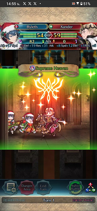 FEH Limited LHB Xander Gallant King ABYSSAL Three Houses Jingel Bells OnE Turn bOnK..