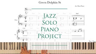 Green Dolphin St./ Jazz Solo Piano Project / download for free transcription/ arr.HansPiano /무료악보