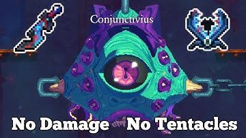 Conjunctivius No Damage No Tentacle Spawns with Frantic Sword + Wolf Trap (Dead Cells deutsch)