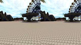 VR Theme Park Google Cardboard 3D SBS Gameplay screenshot 1