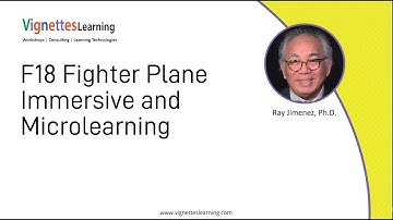 Microlearning Idea: F18 Fighter Plane Immersive and Microlearning