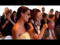 BEST EVER Wedding Toast- Bridesmaids Break into Song