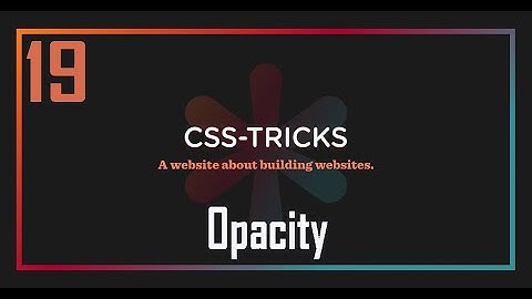 19. CSS Opacity | CSS Bangla Tutorial / CSS3 Bangla Tutorial | Complete Web Development Course