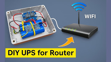 How to Make a 12V Router UPS | Auto Switching DIY Project | Never Lose Internet During Power Cut