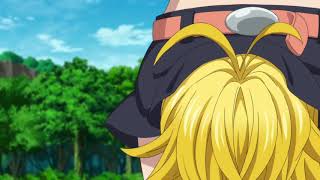 nanatsu no taizai movie - meliodas doing perverted things to elizabeth