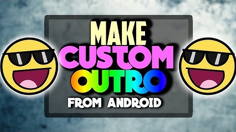 How to make an Awesome 2D Outro - Photoshop Android