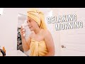 A Relaxing Morning Routine | What I Do On My Days Off ⛅️ ☕️ *satisfying