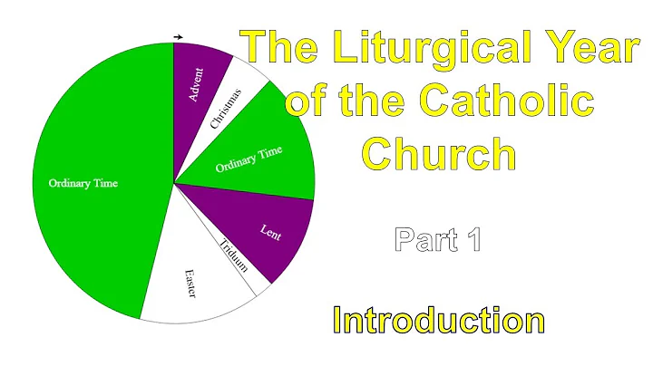 The liturgical year of the Roman Catholic Church 1 - Introduction