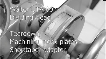 Walter UTA80 dividing head