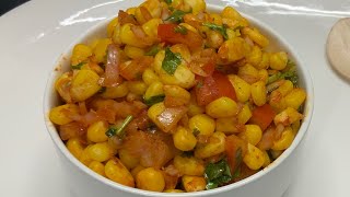 sweet corn chat Easy 5 mins healthy snacks/ஸ்வீட் கார்ன் சாட்#Sweetcorn chat/spicy masala sweetcorn