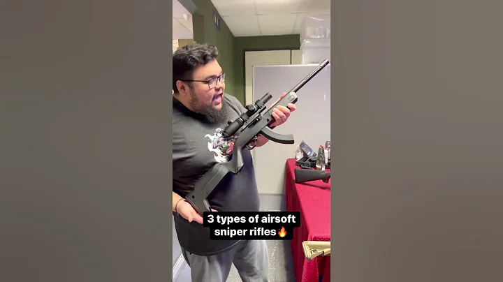 3 different airsoft sniper rifles!🔥 #airsoft #airsoftgi #warzone #trending #shorts #sniper