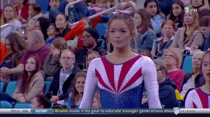 Courtney Cowles (Arizona) 2019 Floor vs UCLA 9.825
