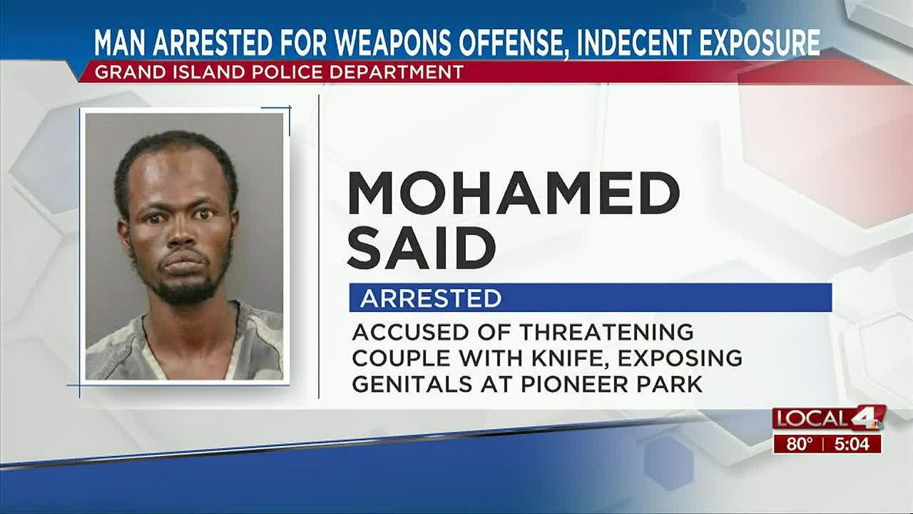 Grand Island man arrested for terroristic threats, indecency - YouTube