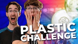 Bowling A Game Using Only PLASTIC BALLS! | First Justin vs Brandon Challenge!