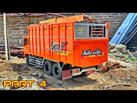 RC Fuso Truck : Heavy load test on extreme uphill roads. 