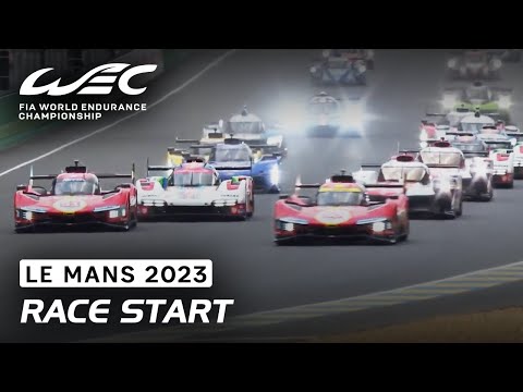 Race Start I 2023 24 Hours of Le Mans I FIA WEC