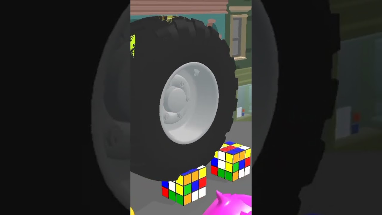 ASMR satisfied Game,relaxing video-Wheel smash @ Gamer boy 