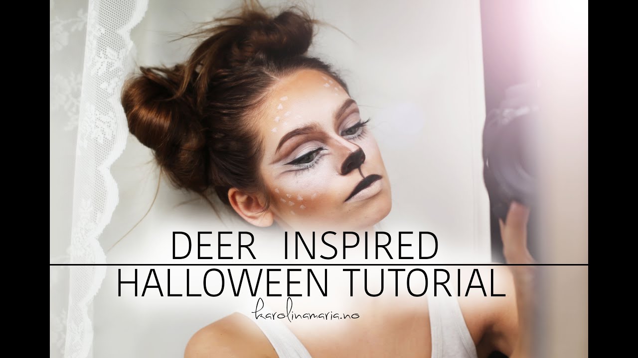 DEER INSPIRED HALLOWEEN MAKEUP TUTORIAL YouTube