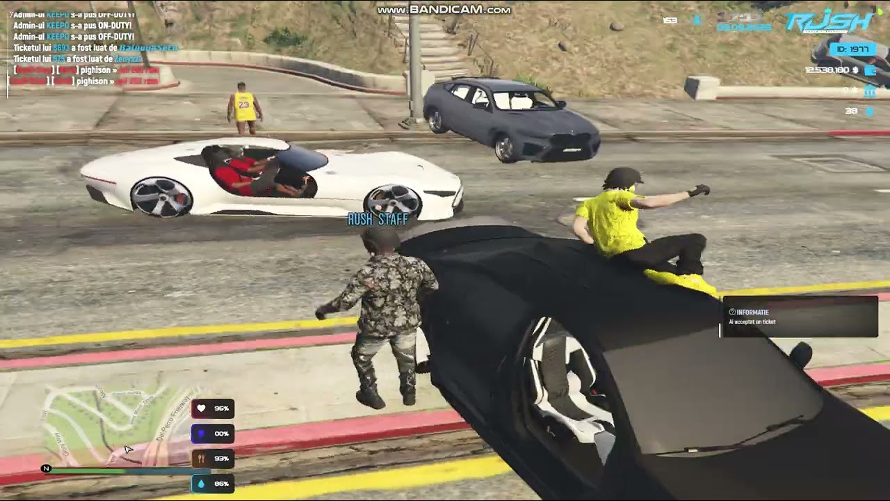 Viata de admin pe sserverul Rush Romania Roleplay