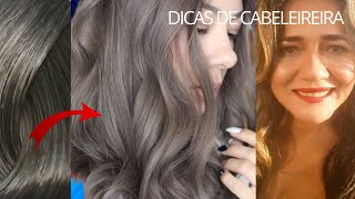 MISTURAS PARA MARROM FRIO IDEAL PARA PELE CLARA E ROSADA e Cobrir Cabelo Branco #HairTutorial