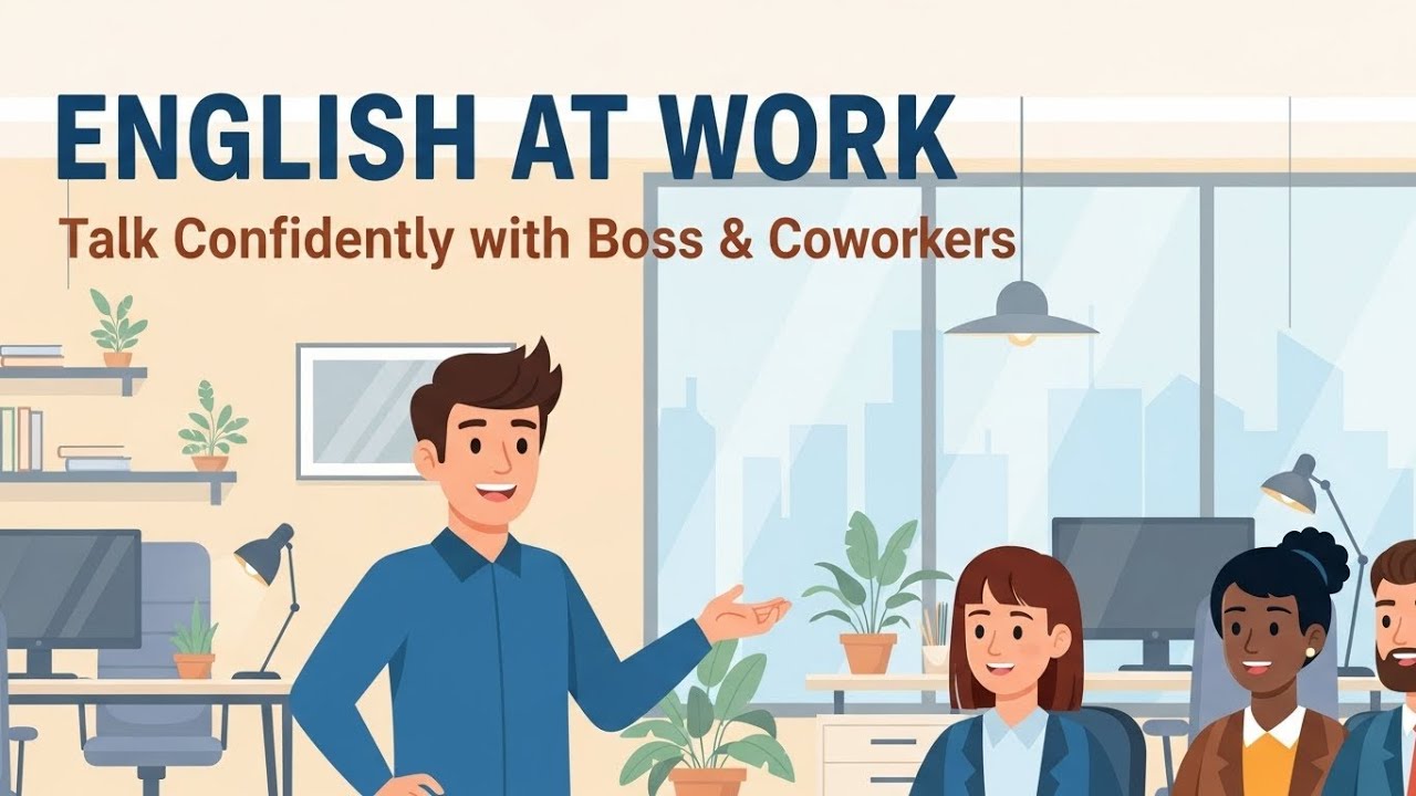 English Podcast for Easy English Conversation | How to Talk At Work ...