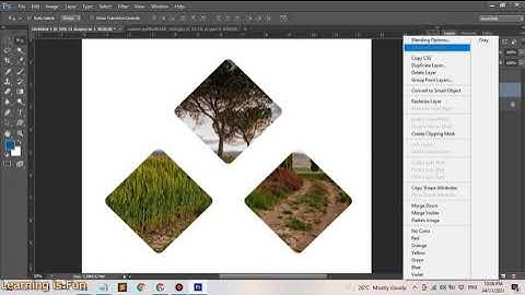 Add Image Inside Multiple Shapes on Photoshop