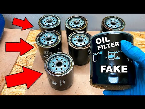 I can't believe I got a Fake Oil Filter after 8 oil changes | Cutting Oil Filters