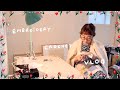 【刺繍作家のvlog】お気に入りの古着ニットコレクションを紹介🧶🍂/ フランスに送る犬のオーダー刺繍/秋のさんぽ/かぎ針編み