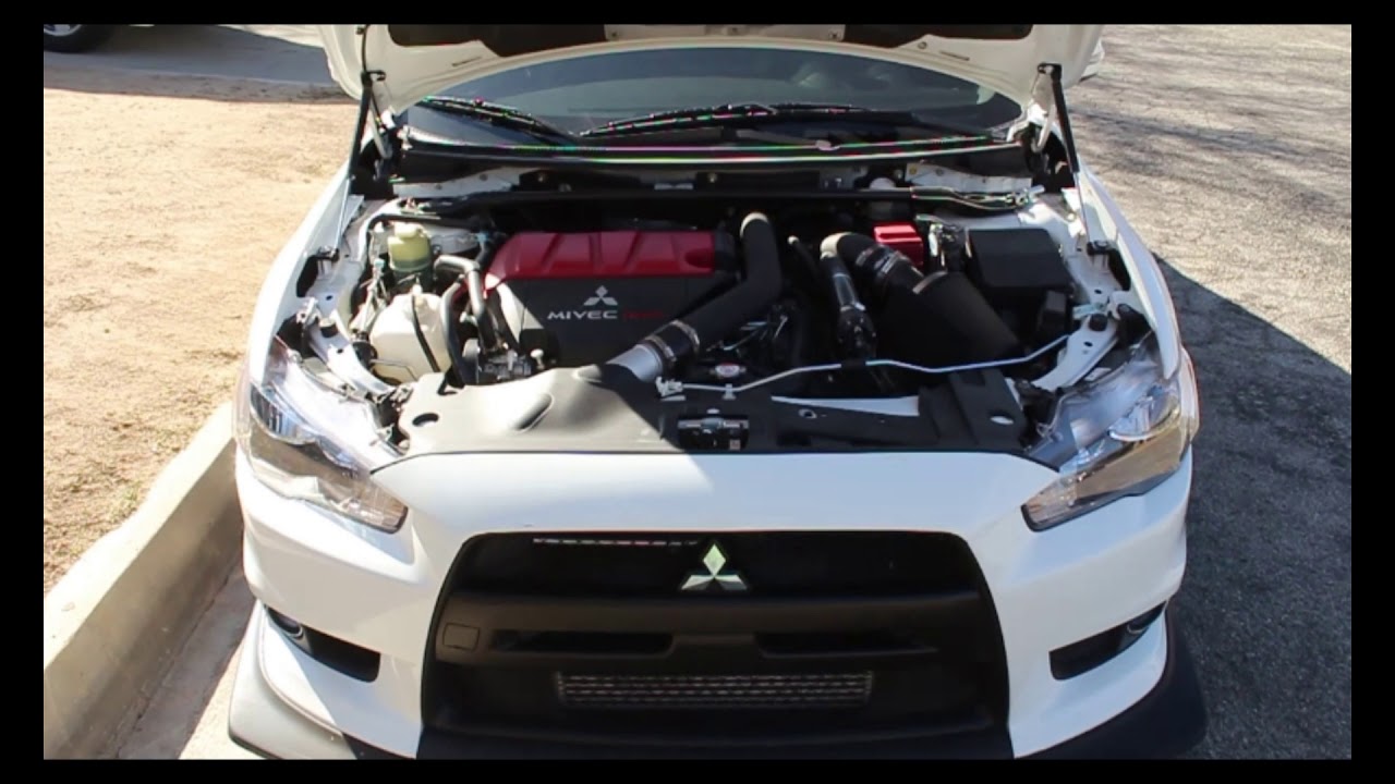 Evo x hood dampers install YouTube