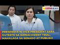 ‘Demeanor’ ni VP Sara sa impeachment trial, mahalaga sa Senado at publiko — Dean Valdez