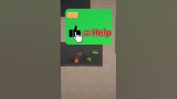 Mikey and JJ got trapped! Help Mikey and JJ! #maizen #minecraft #jj #mikey
