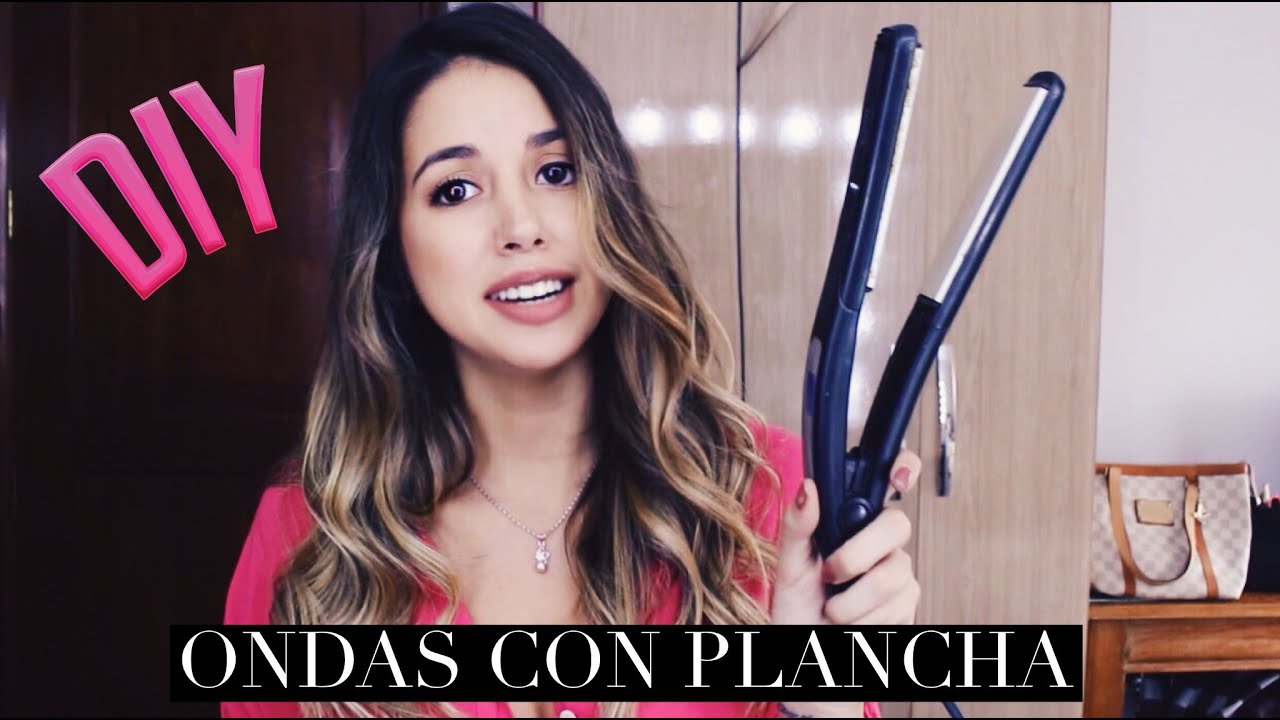 TUTORIAL l Ondas Naturales con plancha!! Fácil y rápido! - YouTube