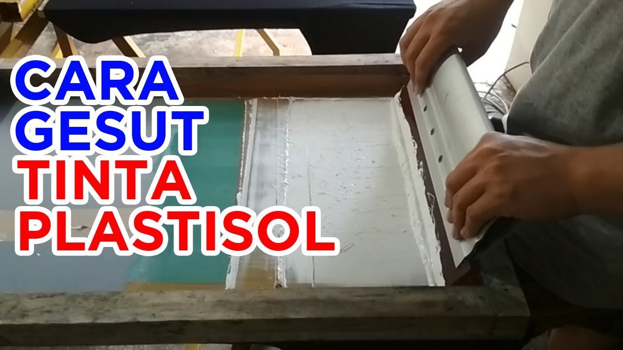  Cara  Gesut  Sablon  Tinta Plastisol  YouTube