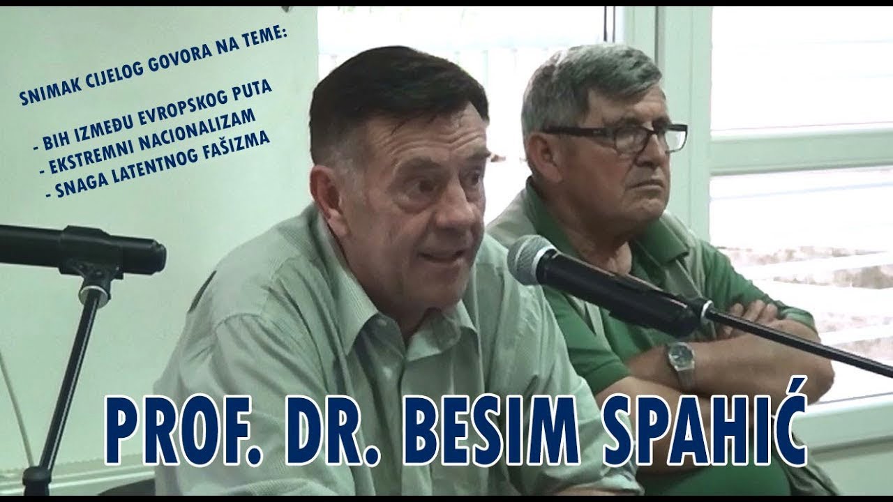 PREDAVANJE - Prof. dr. Besim Spahić, Snimak cijelog Govora