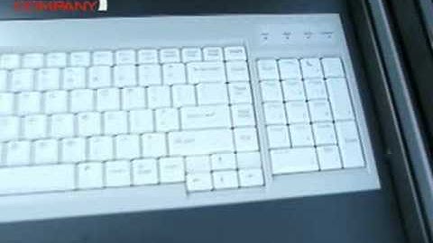 1U Sun Compatible Rackmount  LCD Monitor Keyboard Drawer