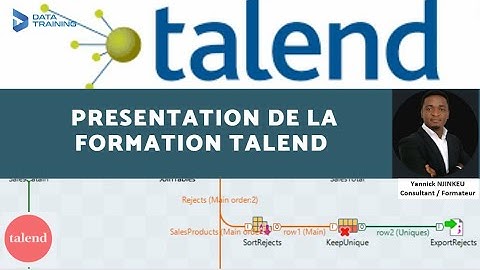 01-Tuto Talend : Présentation formation TALEND.