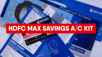 HDFC Saving Max Account Welcome Kit Unboxing ⚡HDFC Bank Welcome Kit (2023)