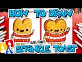 How To Draw Holiday Sprinkle Toast - Holiday Art YouTube Kids