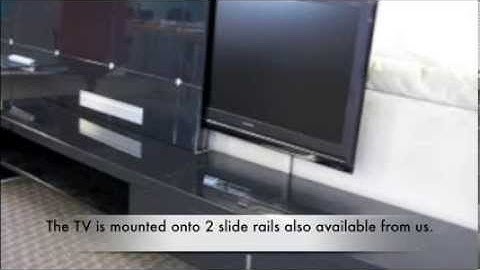 Ikea Cabinet with Automatic slide out TV Mechanism from Firgelli Auto