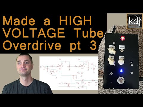 Tube Over Drive 4 自作エフェクター DIY High Voltage Tube Overdrive Pedal Build - Pt. 3 | Ground