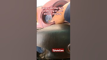 #howto fix battery warning light not showing on dash and not charging #car #repair #tutorial #short