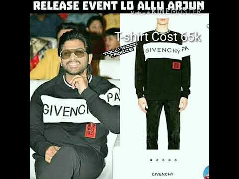 allu arjun givenchy t shirt price