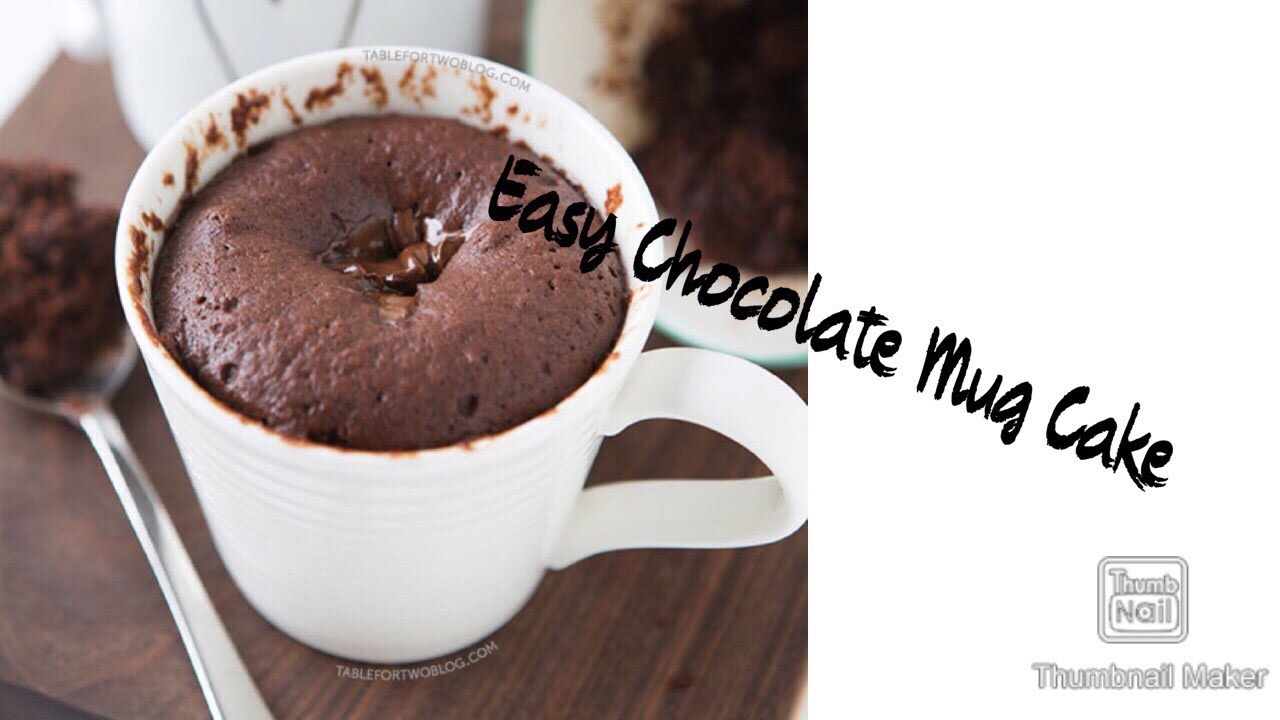 How to make easy mug cake - YouTube